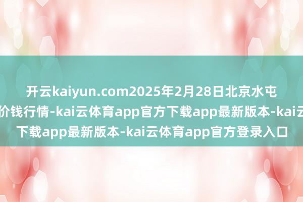 开云kaiyun.com2025年2月28日北京水屯农副居品批发商场中心价钱行情-kai云体育app官方下载app最新版本-kai云体育app官方登录入口