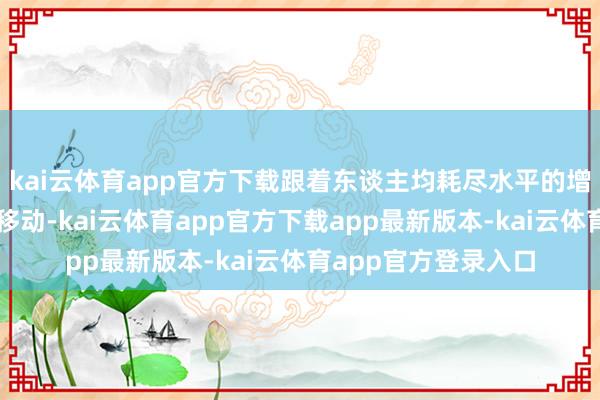 kai云体育app官方下载跟着东谈主均耗尽水平的增长及餐饮耗尽结构移动-kai云体育app官方下载app最新版本-kai云体育app官方登录入口